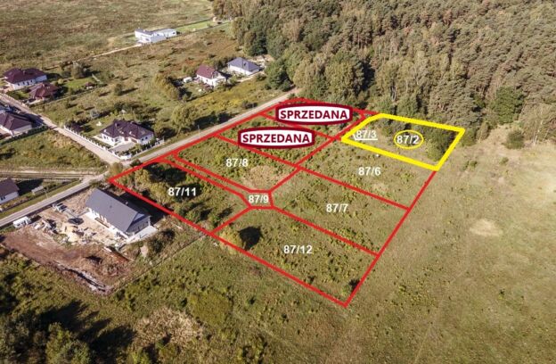Działka pod zabudowę mieszkaniową położona w Szczecinie w rejonie ulic Azaliowa-Pod Lasem (dz. nr 87/2, obr. 4009)