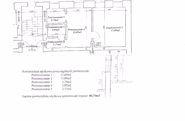 Lokal niemieszkalny – pomieszczenie gospodarcze nr 1 przy ul. Stołczyńskiej 150