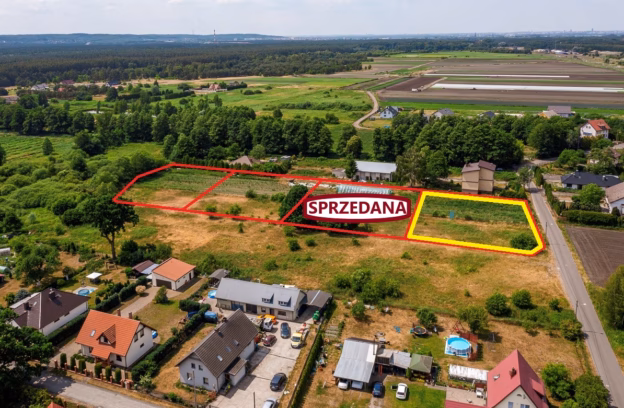 Nieruchomość gruntowa pod zabudowę jednorodzinną położona w Szczecinie przy ul. Owsianej (dz. nr 23/2, 24/2, 25/2 z obr. 4105)