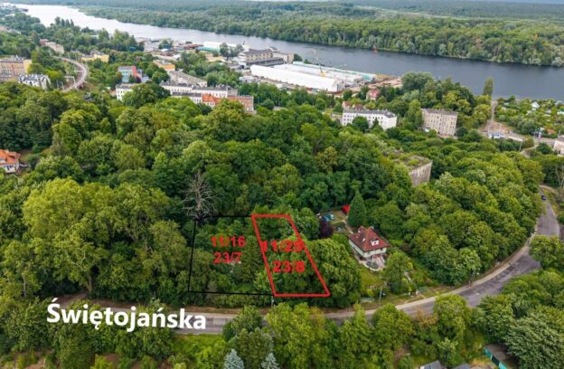 Nieruchomość pod zabudowę jednorodzinną położona w Szczecinie przy ul. Świętojańskiej (dz. 11/25, 23/8 z obr. 3016)