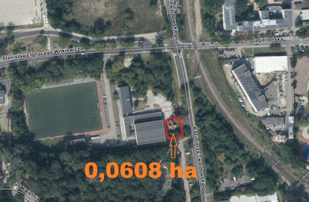 Nieruchomość pod usługi sportu i rekreacji położona w Szczecinie przy ul. Twardowskiego 12a