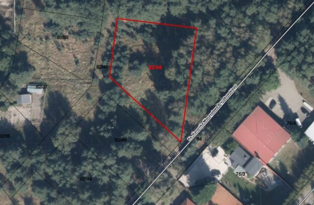 Nieruchomość przeznaczona pod zabudowę jednorodzinną rejon ulicy Bryczkowskiego (dz. 82/46, obr. 4009)